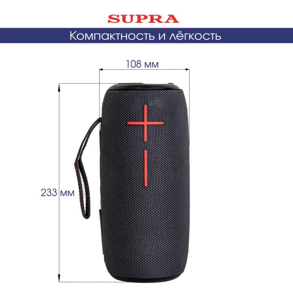 Портативная Bluetooth колонка SUPRA BTS-590 фотография 8