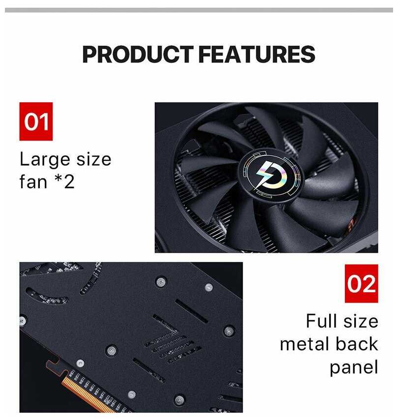 Видеокарта AMD RX 5700XT 8GB PELADN No LHR Версия для Linux фотография 6