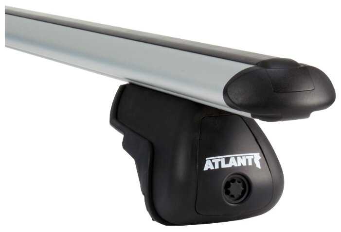 Багажник на крышу Atlant, 8819+8810, аэро дуги 1,5м на Ниссан Патрол Y61 с рейлингами1998-2013, арт:215725 фотография 4