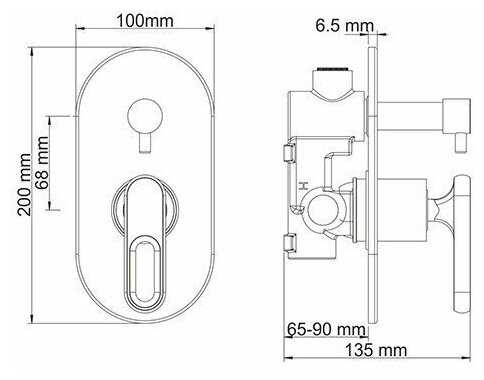 Смеситель Wasserkraft 1841 фотография 2