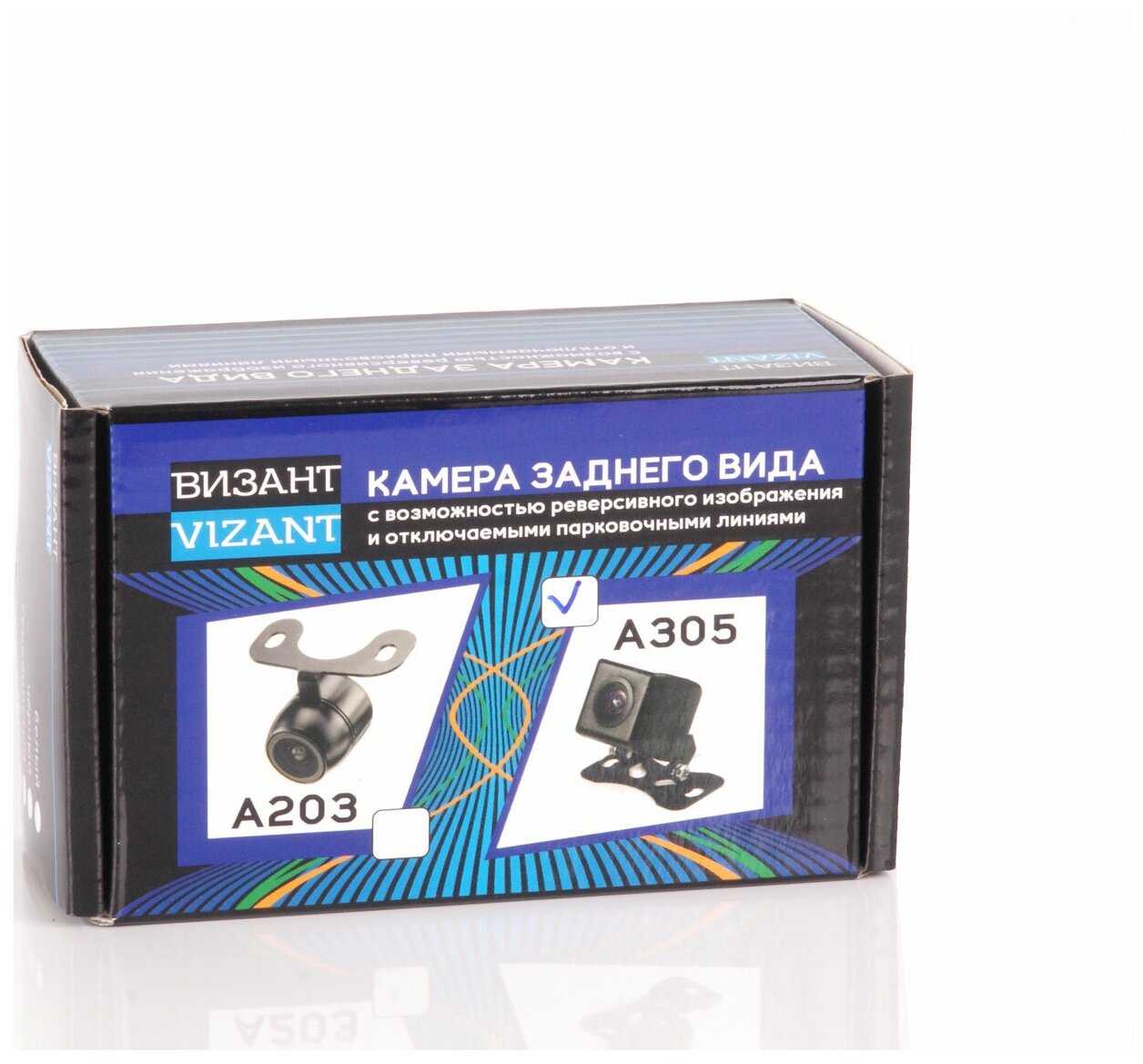 Универсальная камера заднего вида c разметкой Vizant A-305 фотография 3