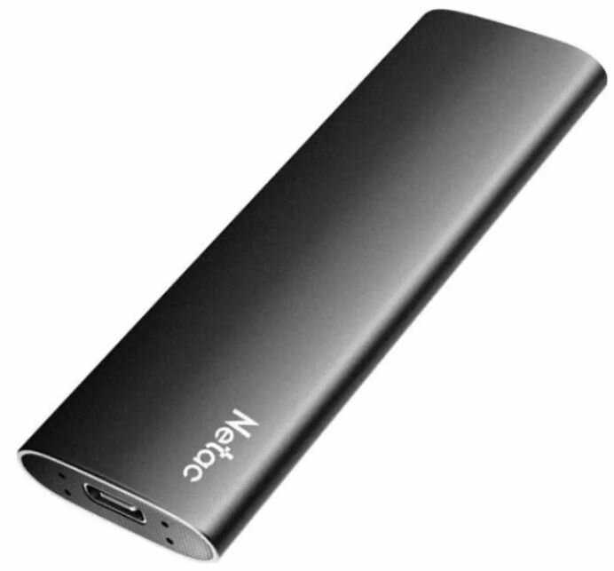 Внешний накопитель NETAC Z SLIM 128Gb USB 3.2 Gen 2 Type-C (NT01ZSLIM-128G-32BK) фотография 1