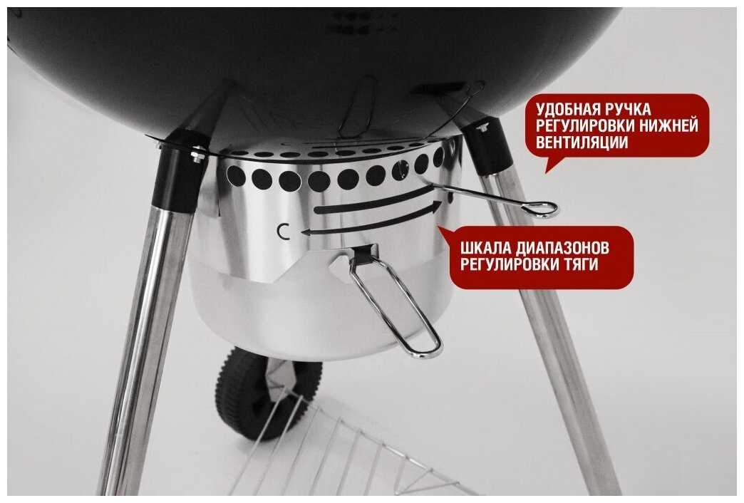 Гриль угольный Start Grill Temper SG, 70х58х102 см фотография 16