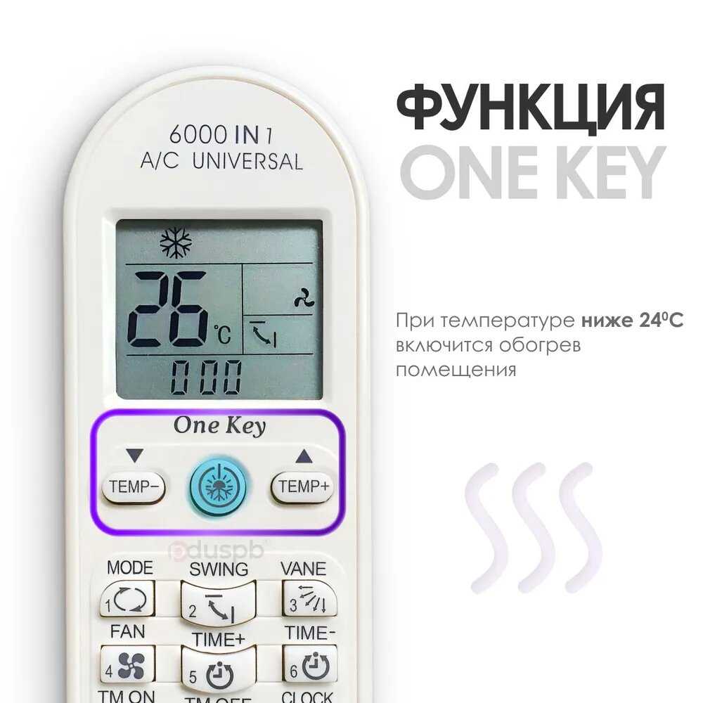 Пульт для кондиционера Samsung Пульт (6000 в 1) фотография 3