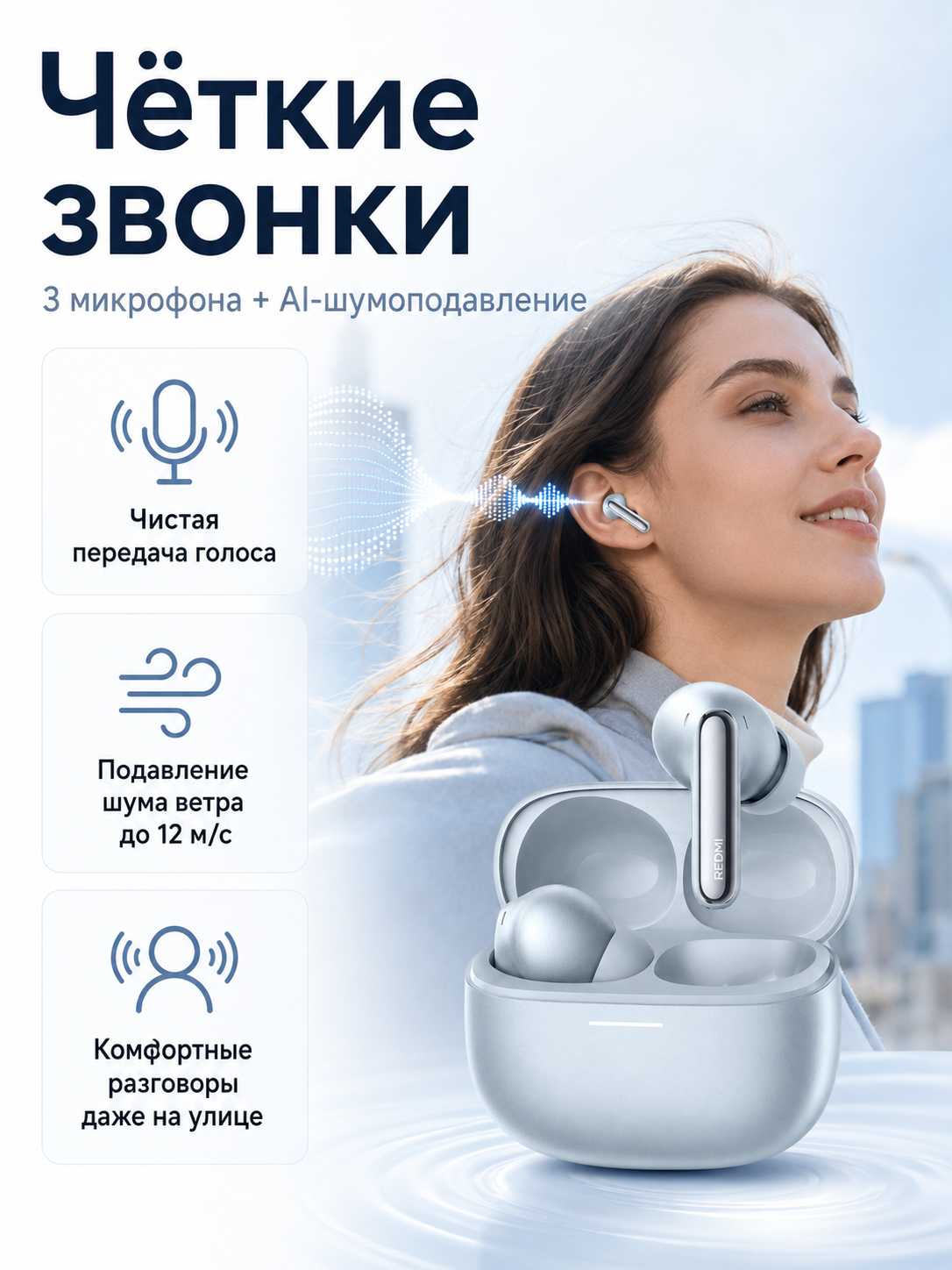 Беспроводные наушники Redmi Buds 8 Pro фотография 11