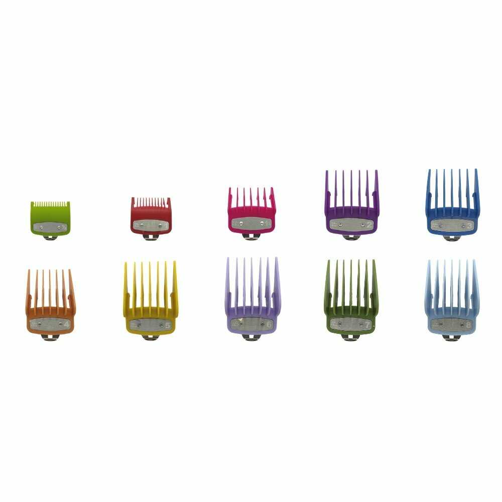Набор пластиковых насадок DiBiDi для машинок Wahl, BaByliss PRO (10шт)
