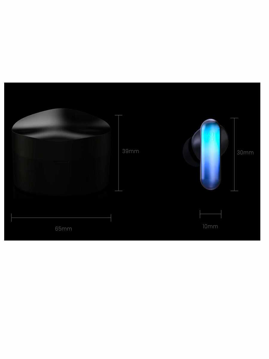 Наушники HHOGene Беспроводные наушники с настраиваемой LED панелью фотография 19