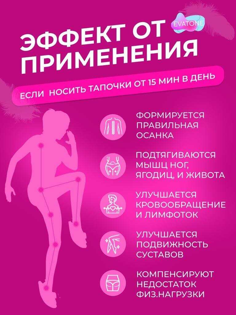 Фитнес тапочки Эватон EVATONE фотография 1