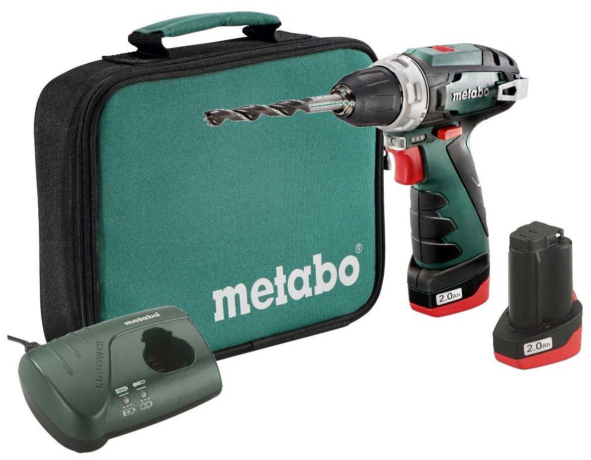 Аккумуляторная дрель-шуруповерт Metabo PowerMaxx BS 10.8 В