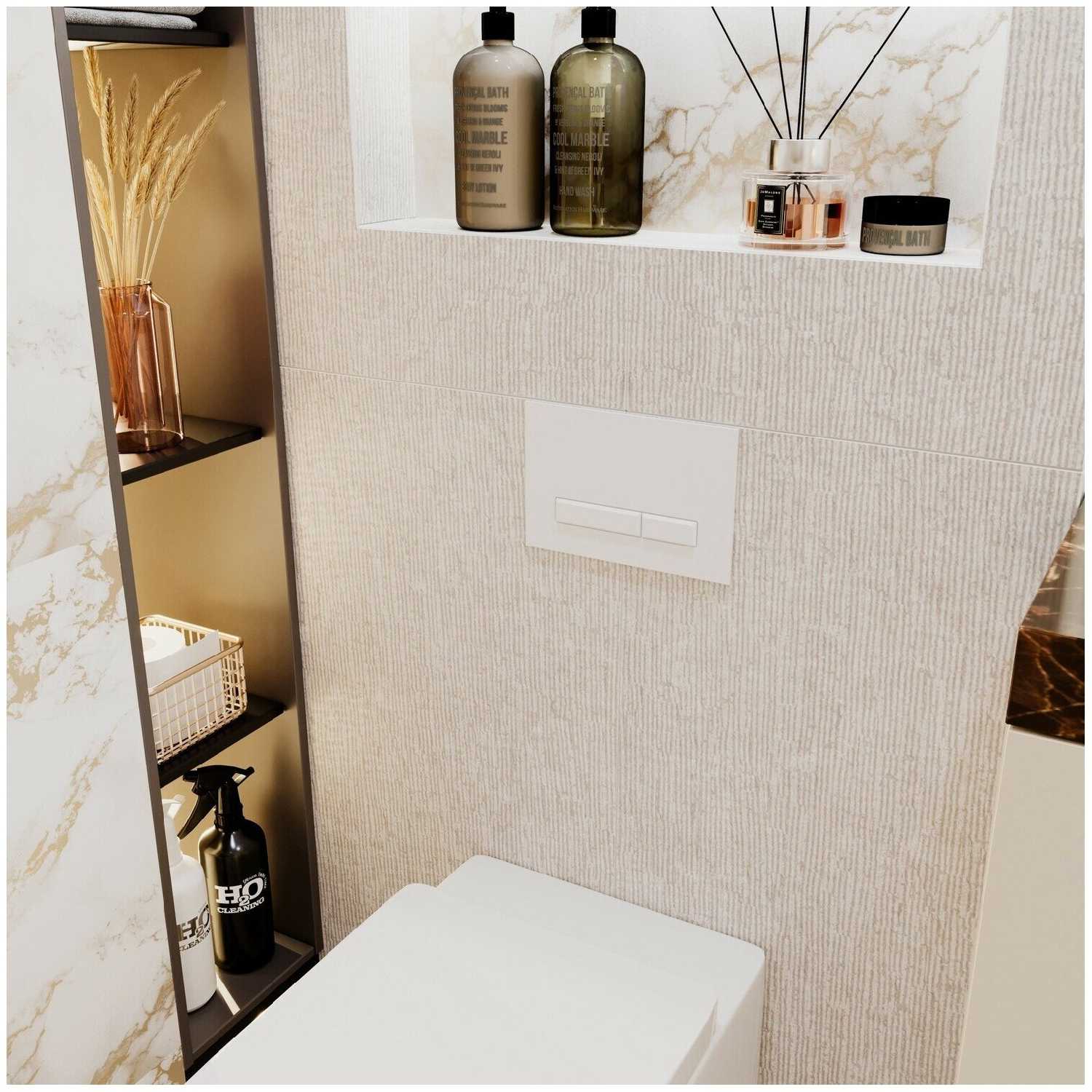 Комплект инсталляции для подвесного унитаза 4 в 1 Lavinia Boho Relfix 38010010 (rectangular) фотография 2