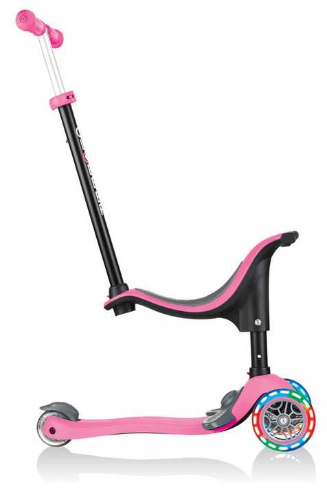 Детский 3-колесный самокат-беговел GLOBBER Go Up Sporty Plus Lights фотография 2