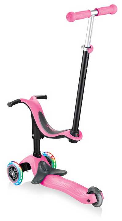Детский 3-колесный самокат-беговел GLOBBER Go Up Sporty Plus Lights фотография 3