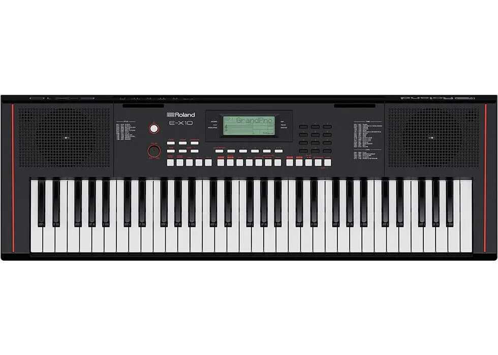 Синтезатор Roland E-X10 с автоаккомпанементом, 61 клавиша, 64 полифония, 207 стилей, 610 тембров