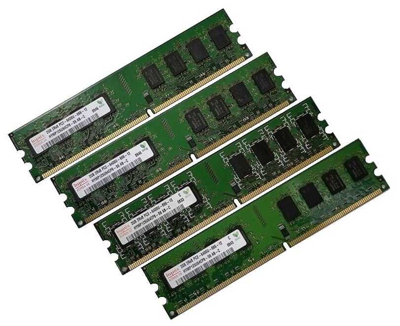 Оперативная память Hynix 2 ГБ DDR2 DIMM (HYMP125U64CP8-S6) фотография 5