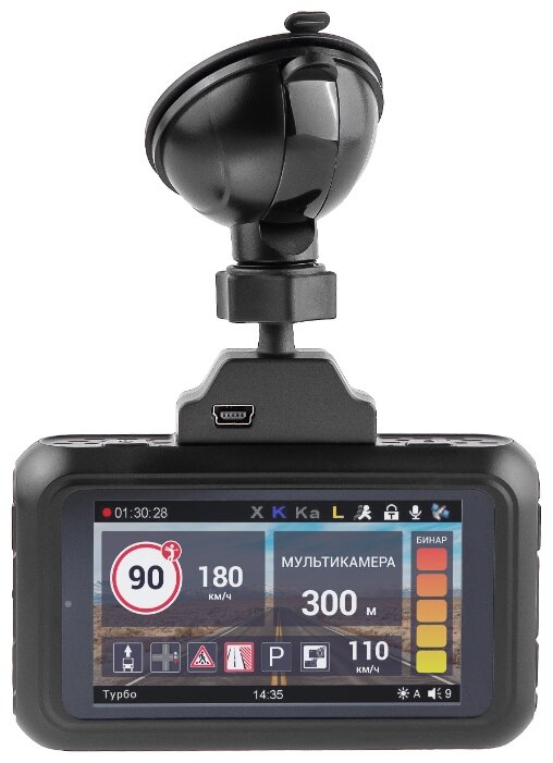 Видеорегистратор с радар-детектором Roadgid Premier SuperHD, ГЛОНАСС фотография 1