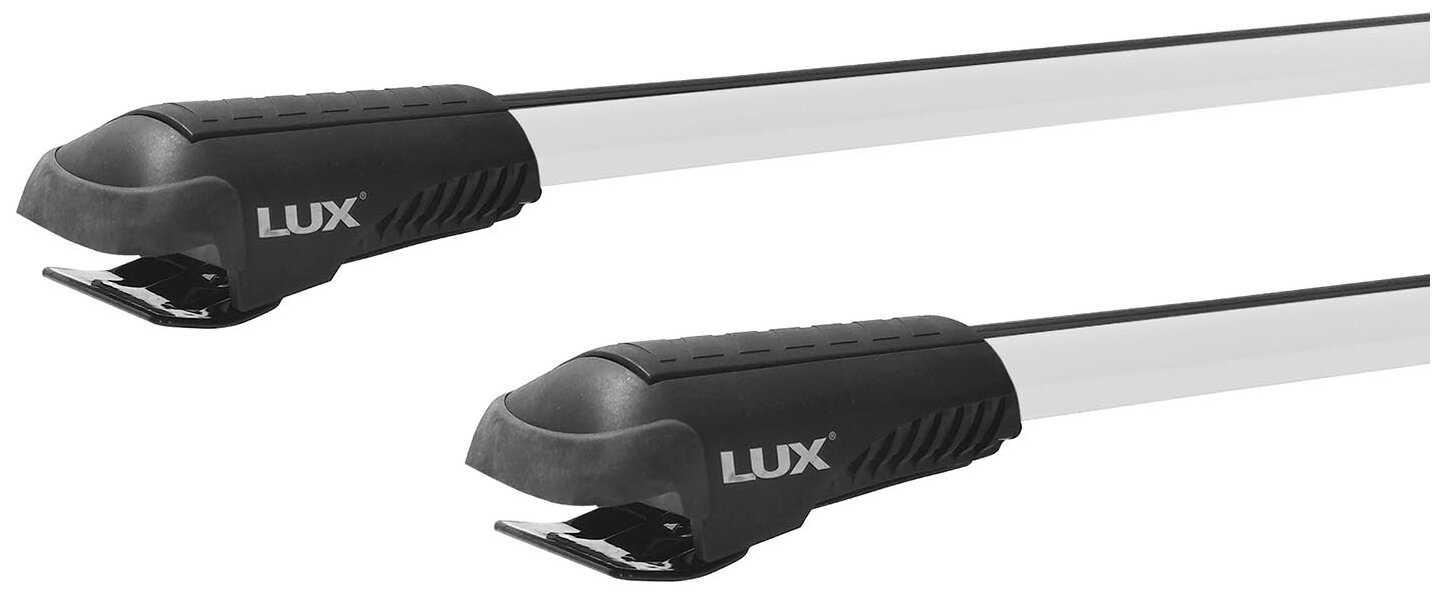 Багажник на крышу LUX HUNTER L46-R для TOYOTA HILUX VII пикап 2004-2015 классические рейлинги, на рейлинги с просветом, серый фотография 1