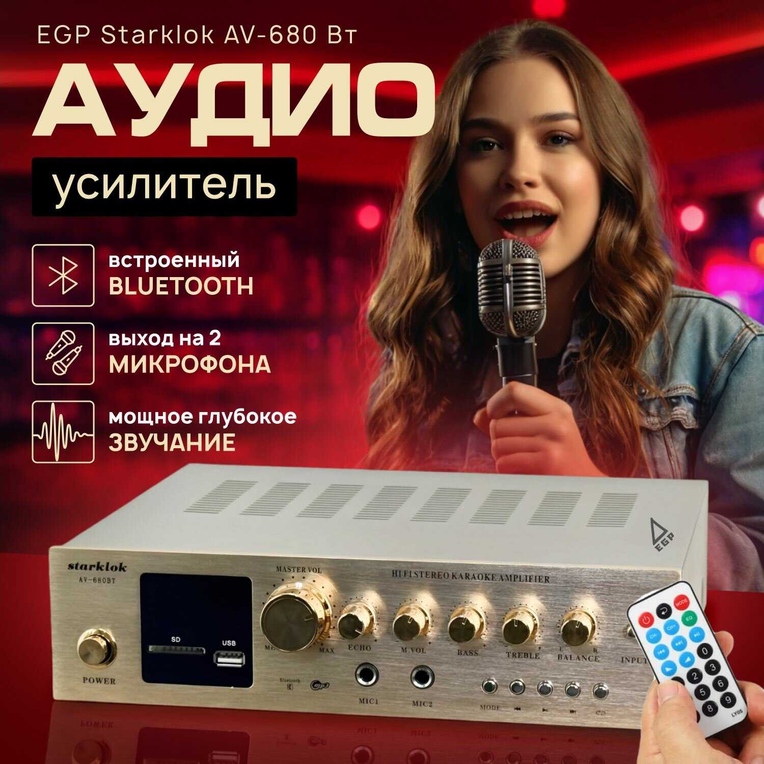 Караоке система Sunbuck PROever 580USB (1200 Вт) фотография 19