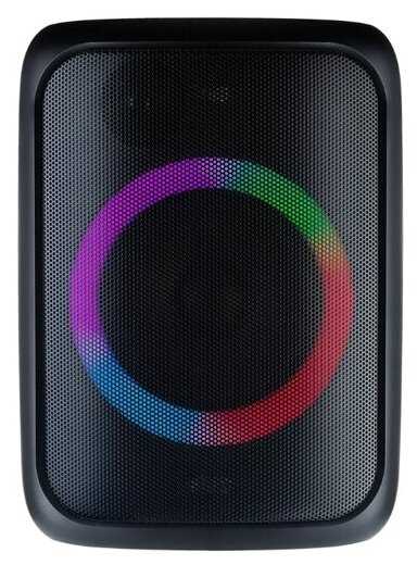 Колонка портативная Perfeo Thunder, Bluetooth, функция TWS, FM/USB/AUX/MP3, RGB-подсветка, 30Вт