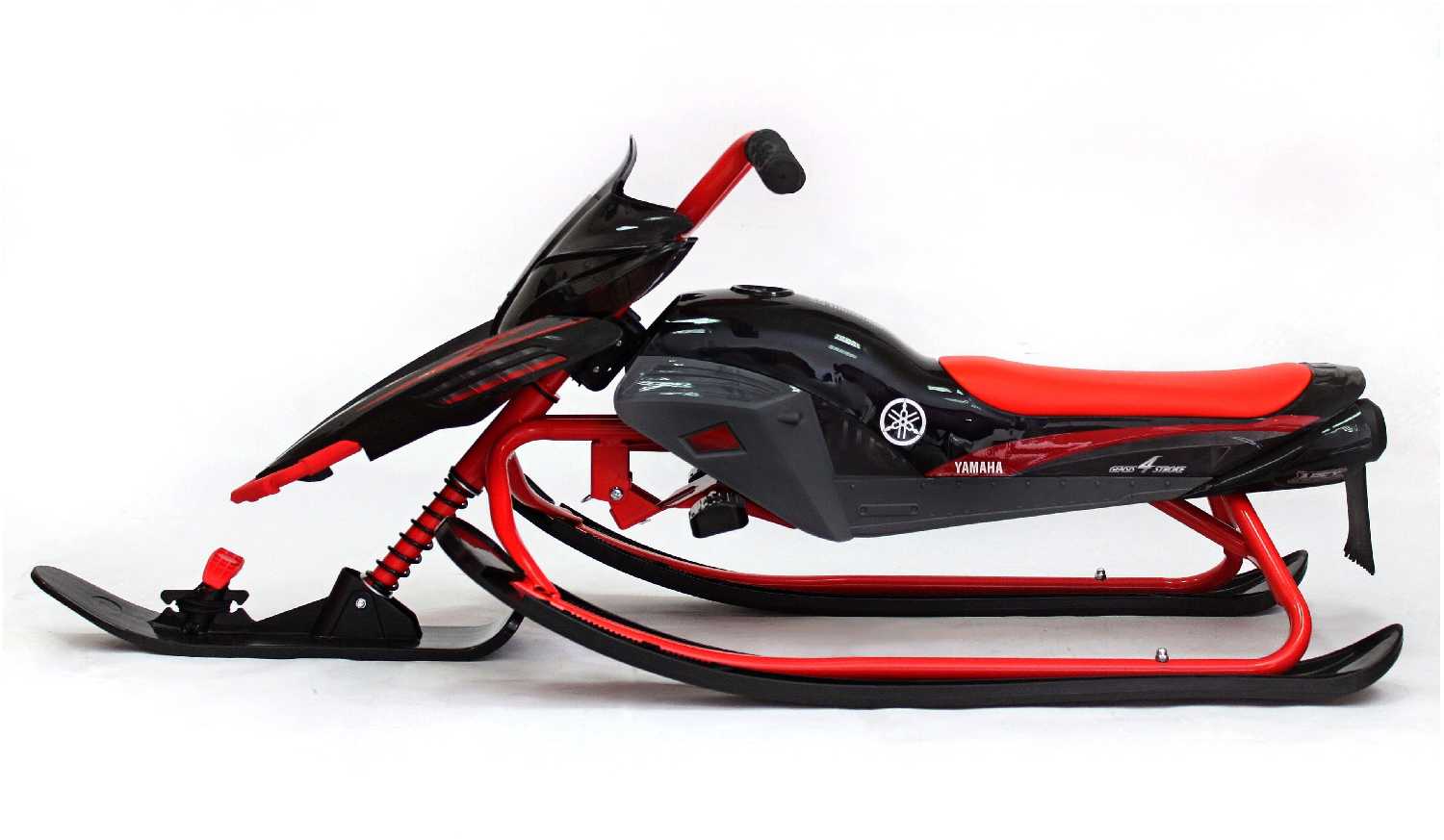 Снегокат Yamaha Apex Snow Bike Бело-Красный фотография 3