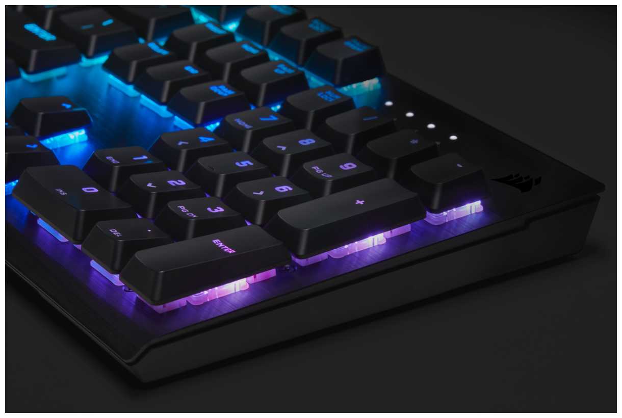 Клавиатура Corsair K60 RGB Pro Low Profile фотография 10