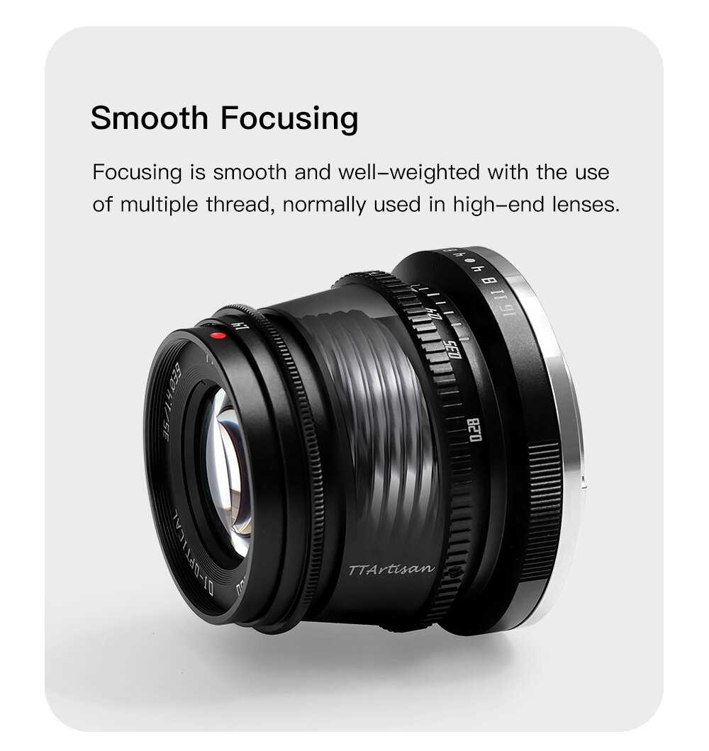 Объектив TTartisan 35 мм F1.4 APS-C для Sony E фотография 4