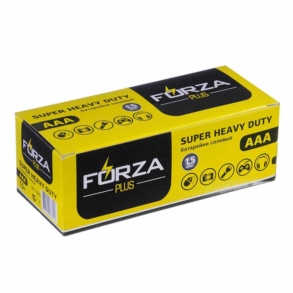 Батарейки FORZA Super heavy duty (4шт) фотография 3