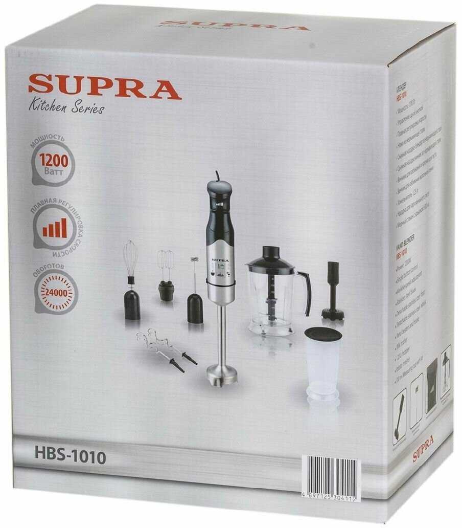 Блендер SUPRA Погружной блендер (1200 Вт) фотография 2