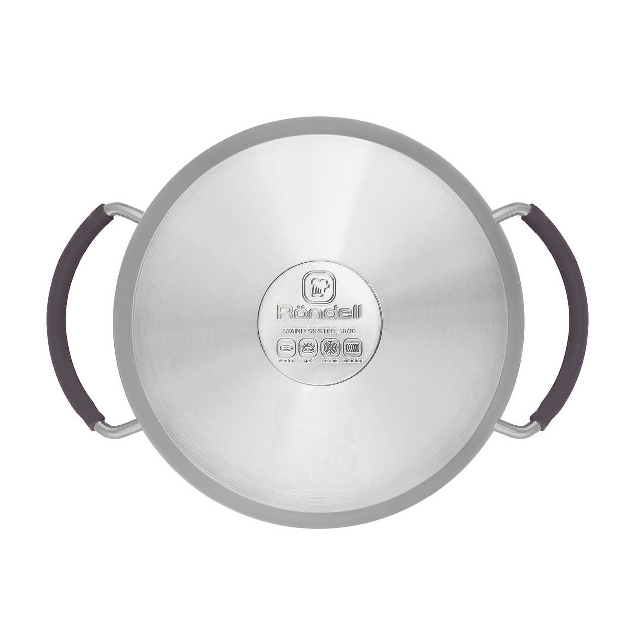 Кастрюля с крышкой Rondell Akzent [RDS-1389] [24 см, 5,1 л] фотография 1