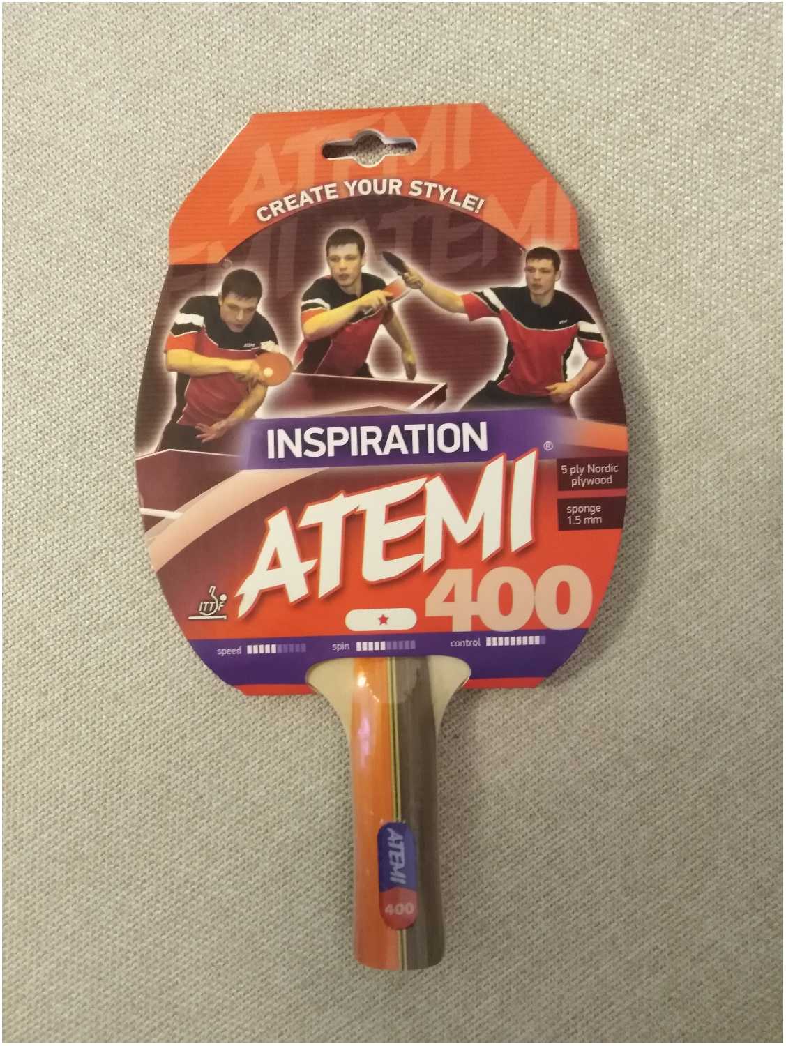 Ракетки для настольного тенниса ATEMI 400 AN фотография 13