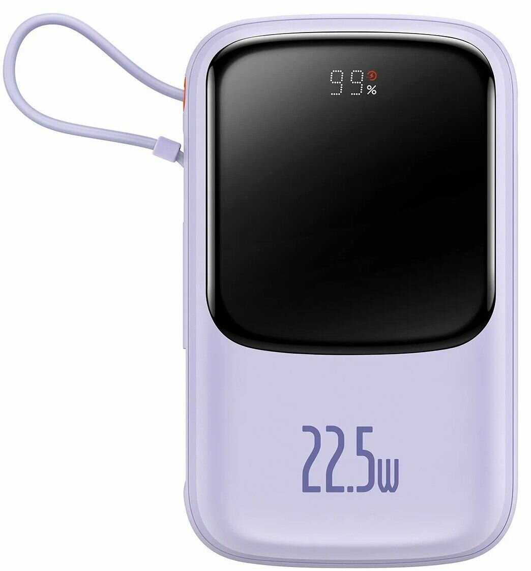 Портативный аккумулятор BASEUS Qpow Pro Digital Display Fast Charge 22.5W Type-C (PPQD020102) фотография 14