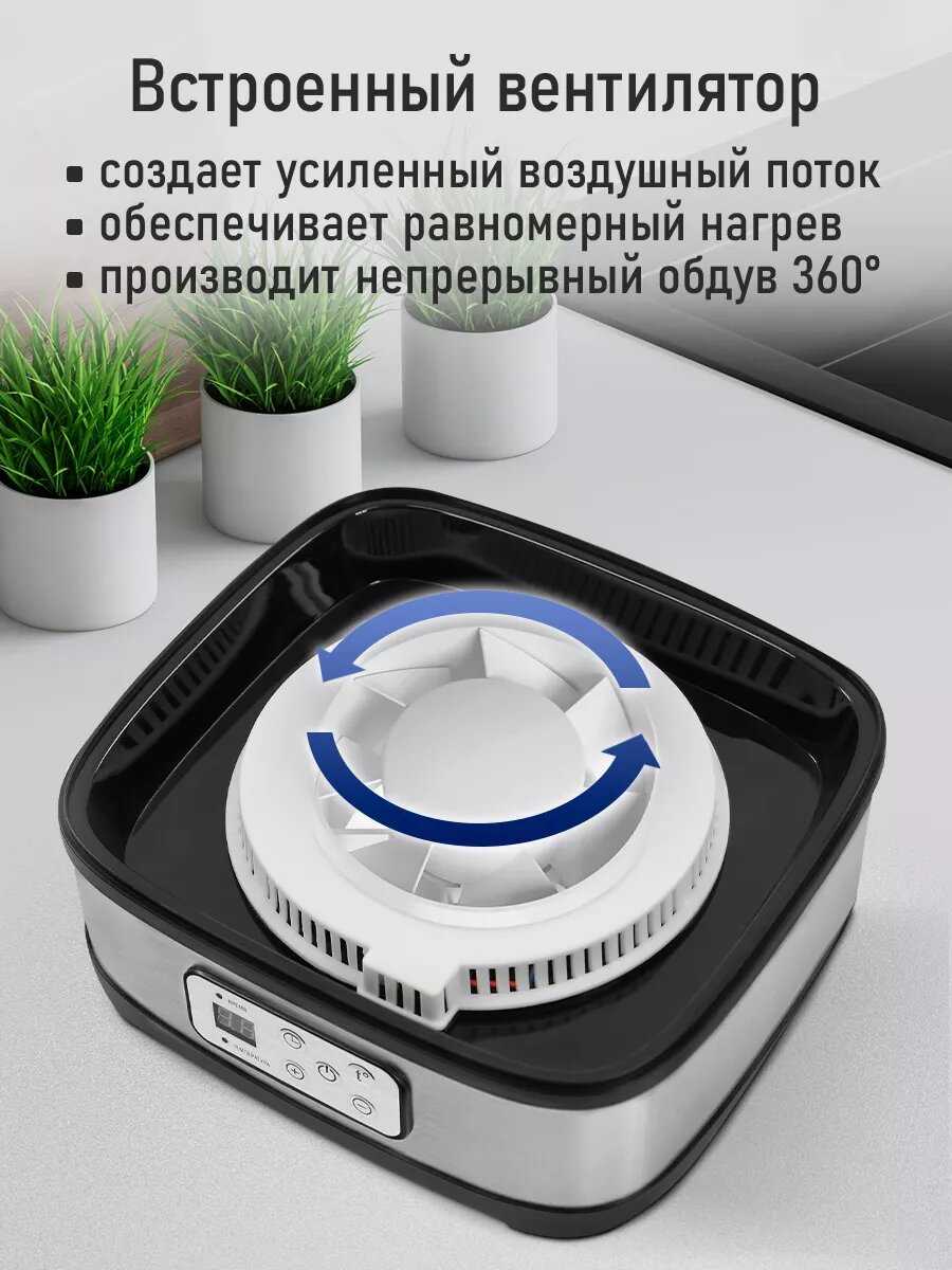 Сушилка для фруктов, овощей STINGRAY ST-FD723A (9 поддонов) фотография 8