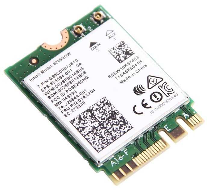 Bluetooth+Wi-Fi адаптер Intel 8265NGW.NV фотография 2