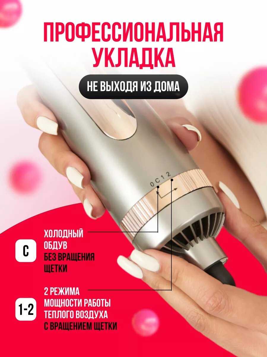Профессиональный Фен-щетка фотография 2