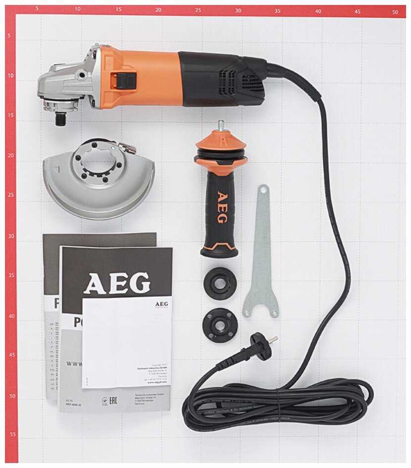 Аккумуляторная УШМ AEG WS 10-125 (4935451301) фотография 13