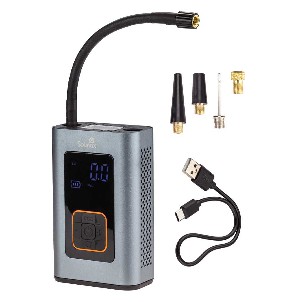 Компрессор автомобильный Solmax беспроводной (60 Вт 16 л/мин) фотография 12