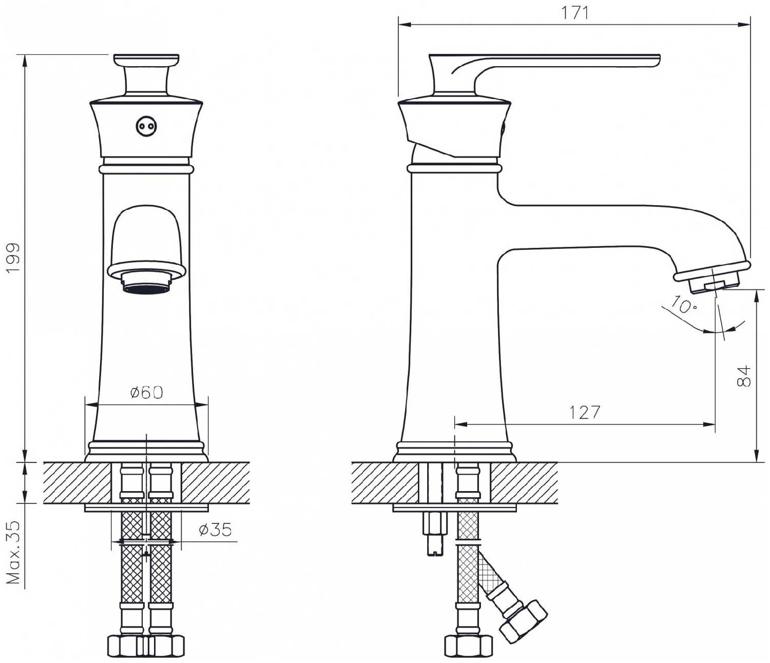 Смеситель Rush FLG0835-1 фотография 2