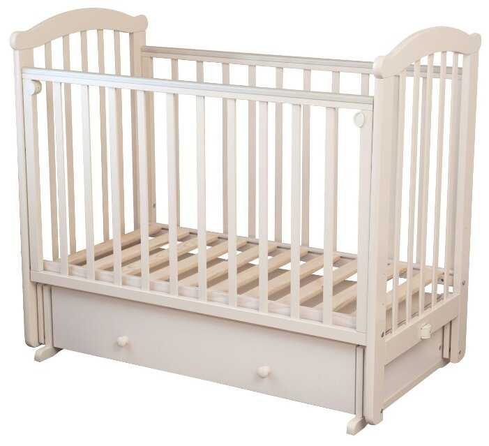 Кроватка Красная Звезда Ирина С625, классическая, поперечный маятник фотография 9