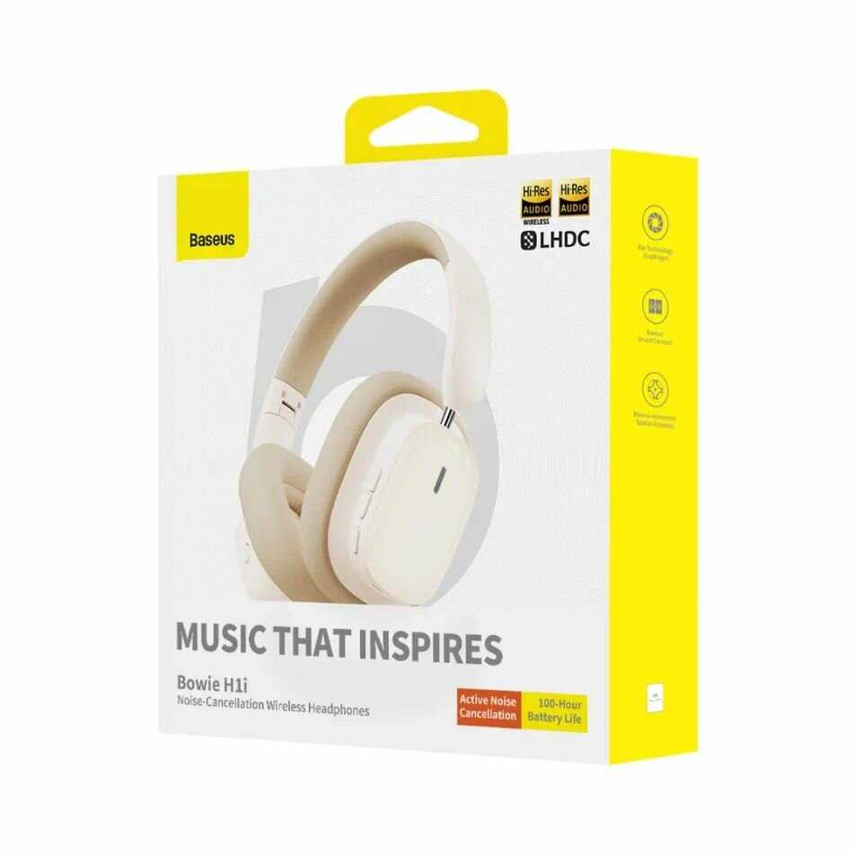Беспроводные наушники Baseus Bowie H1i Noise-Cancellation (A00050402223-00) фотография 27