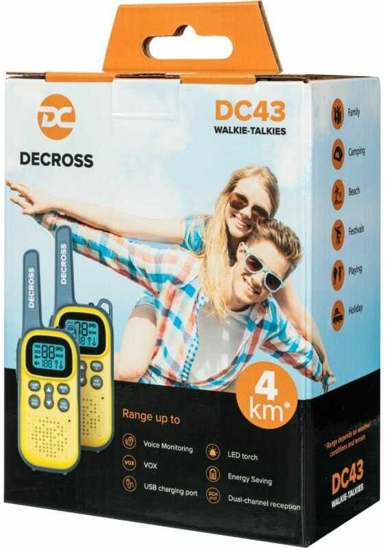 Комплект из двух радиостанций Decross DC43 Twin EU фотография 12