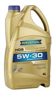 Синтетическое моторное масло RAVENOL HDS Hydrocrack Diesel Specif 5W-30 фотография 1