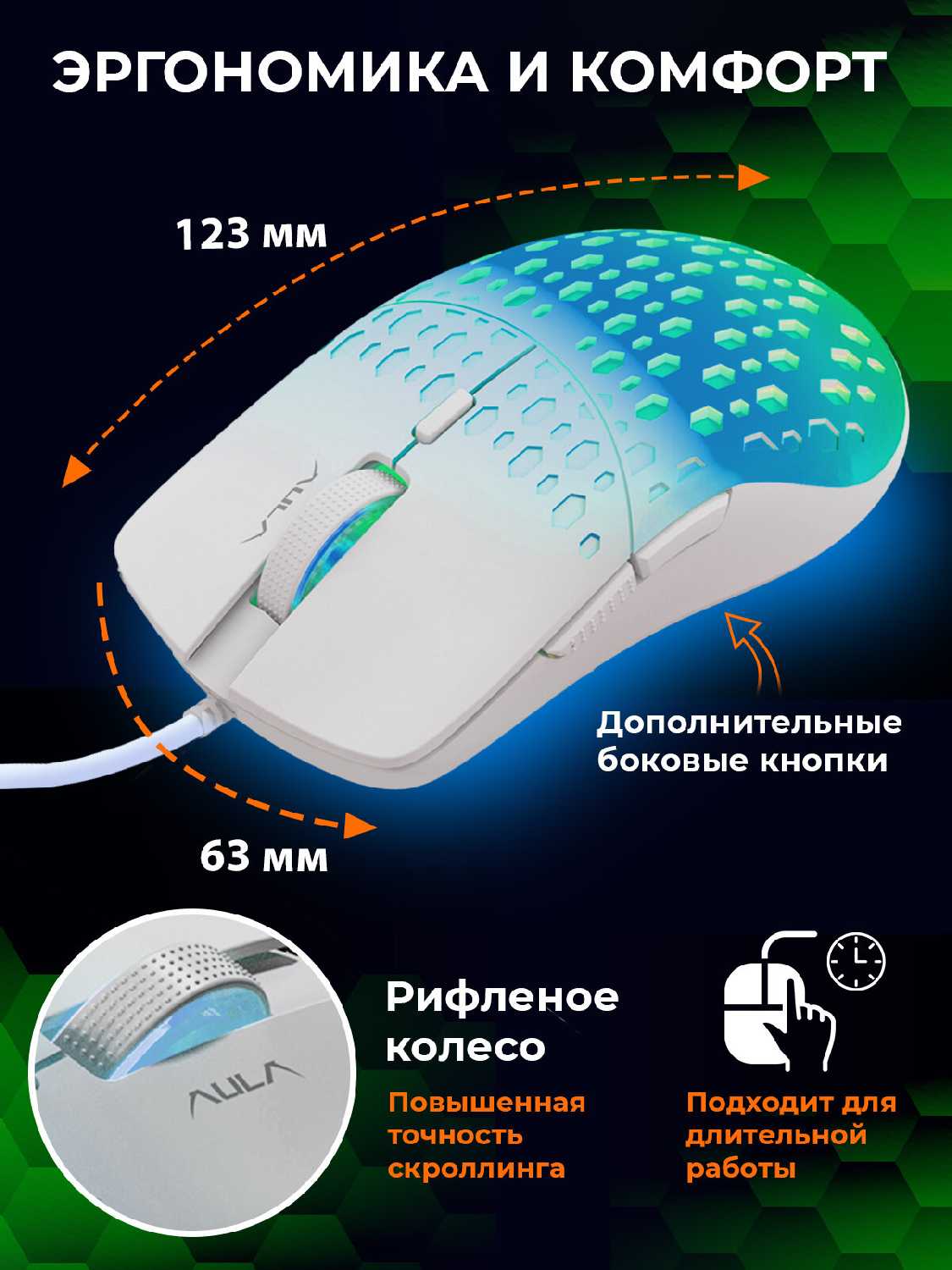 Компьютерная мышь AULA S11 PRO фотография 6