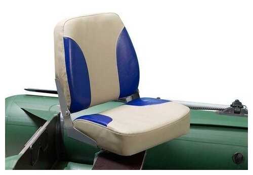 Кресло в лодку ПВХ Патриот Мягкое складное поворотное