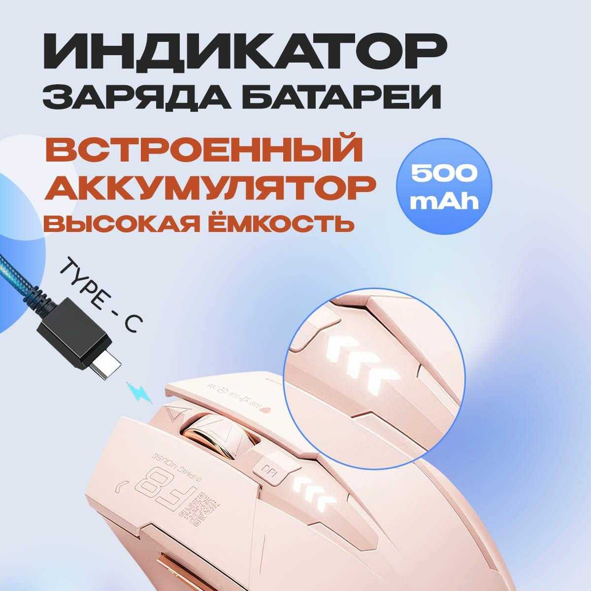Беспроводная мышь Inphic X2 фотография 31