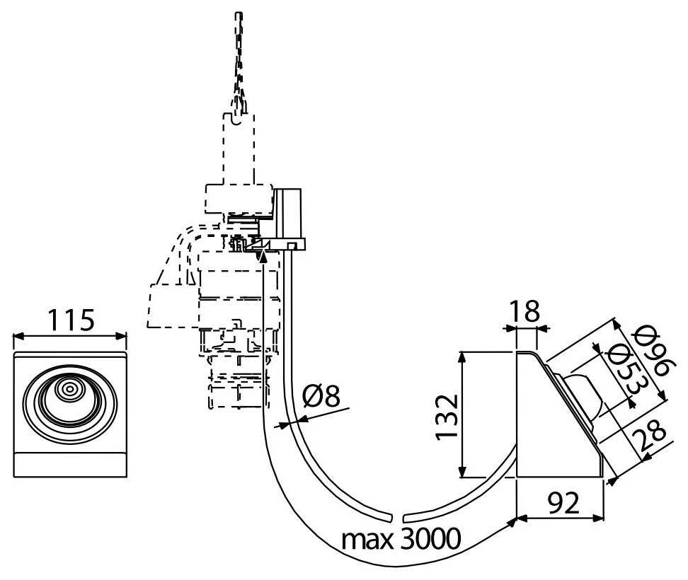 Кнопка смыва Alcadrain MPO13 фотография 1