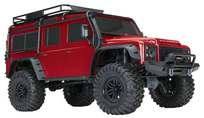Внедорожник Traxxas TRX-4 Land Rover Defender 82056-4, 1:10, 58.6 см фотография 3