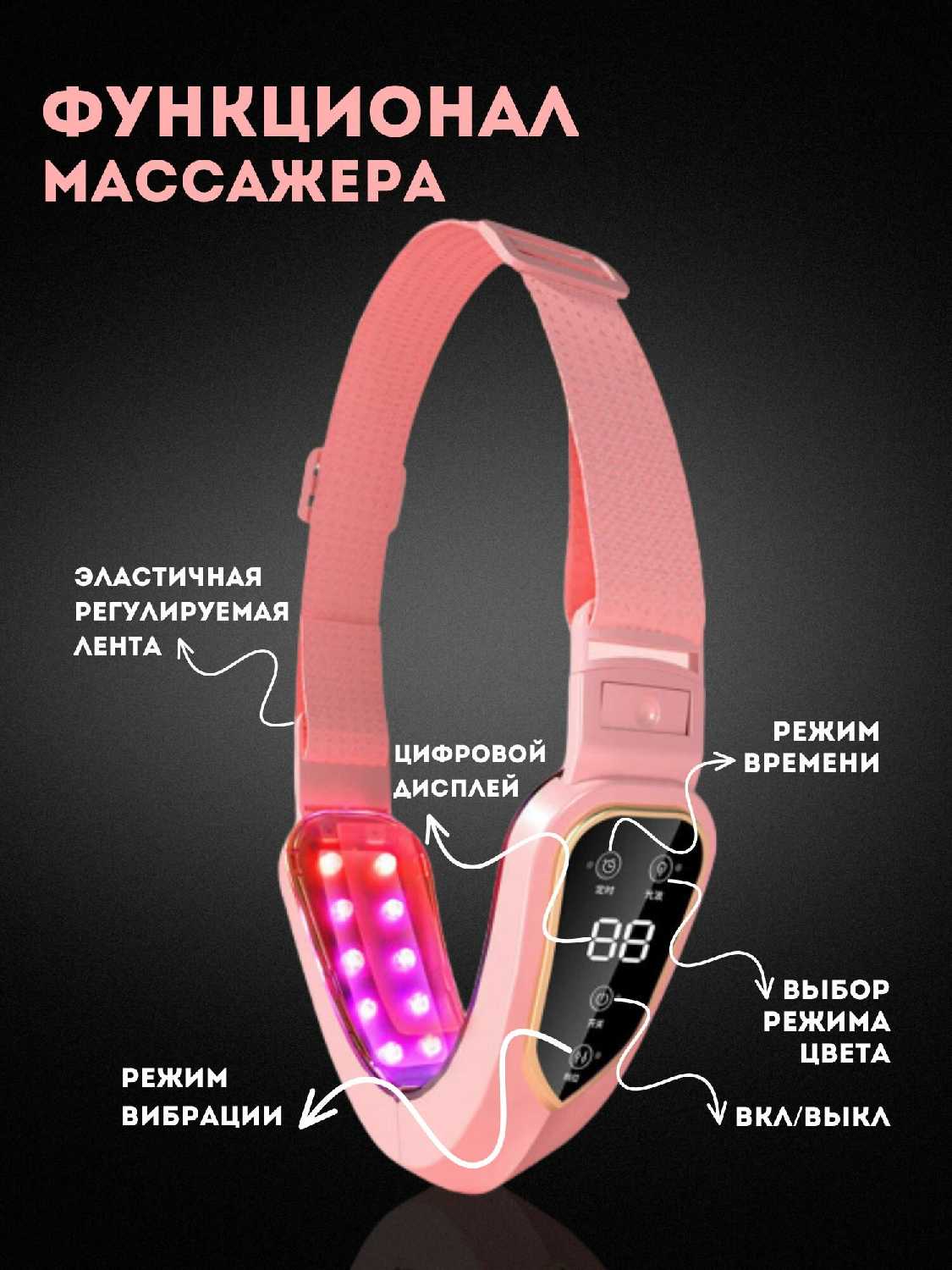 Массажер Массажер для лица и шеи вибрационный фотография 1