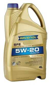 Синтетическое моторное масло RAVENOL Super Fuel Economy SFE SAE 5W-20 фотография 8