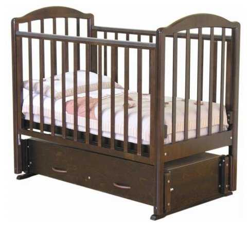 Кроватка Красная Звезда Ирина С625, классическая, поперечный маятник фотография 7