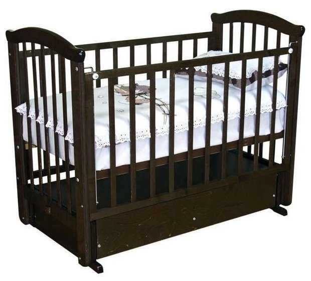 Кроватка Красная Звезда Ирина С625, классическая, поперечный маятник фотография 8