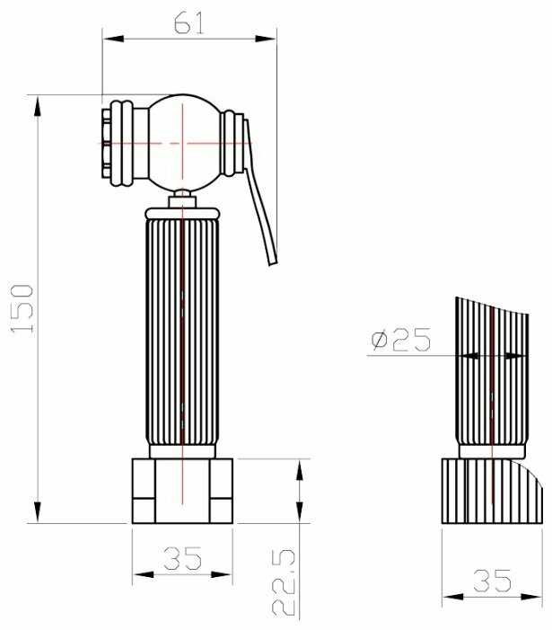 Гигиенический душ ZorG Antic AZR-3-LB-SL, серебро фотография 1